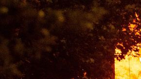 Bomberos combaten incendio