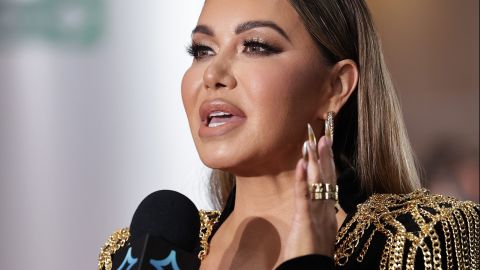 Chiquis Rivera en los Premios de La Radio 2022 en México.