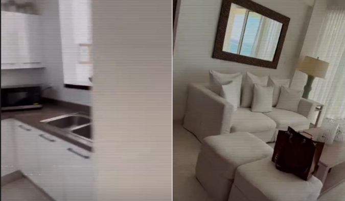 Así lucen la cocina y la sala del hogar donde Rashel Díaz le dará la bienvenida al 2023 (Rashel Díaz/Instagram)