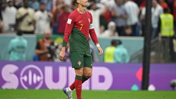 Cristiano Ronaldo tuvo pocos minutos en la goleada de Portugal.