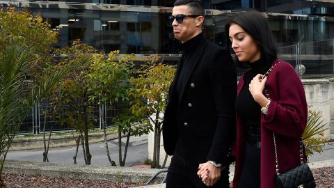 Cristiano Ronaldo y Georgina Rodríguez en Madrid.