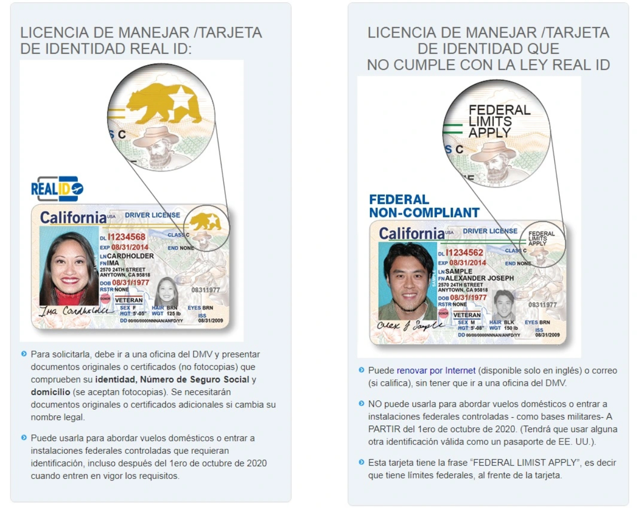 California insta a obtener la REAL ID sin esperar por la nueva fecha