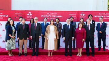 La reina Letizia de España inaugura la sede del Instituto Cervantes en Los Ángeles. (Photo by JC Olivera for Instituto Cervantes)