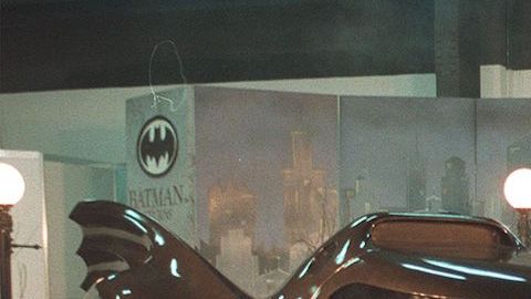 El Batmóvil que apareció en las películas de Batman de Tim Burton