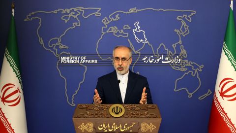 El portavoz del Ministerio de Asuntos Exteriores de Irán, Nasser Kanaani