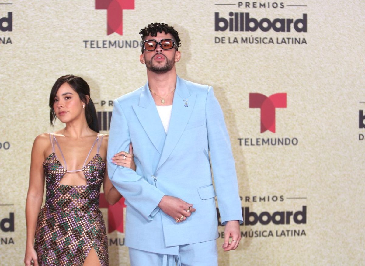 Bad Bunny is not single. They caught him with his girlfriend Gabriela