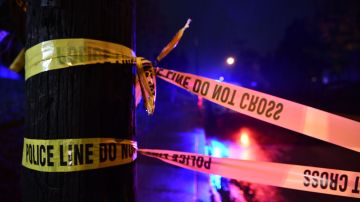 Police tape is seen outside the Tree of Life Synagogue after a shooting there left 11 people dead in the Squirrel Hill neighborhood of Pittsburgh on October 27, 2018. - A heavily armed gunman opened fire during a baby-naming ceremony at a synagogue in the US city of Pittsburgh on October 27, killing 11 people and injuring six in the deadliest anti-Semitic attack in recent American history. (Photo by Brendan Smialowski / AFP) (Photo by BRENDAN SMIALOWSKI/AFP via Getty Images)