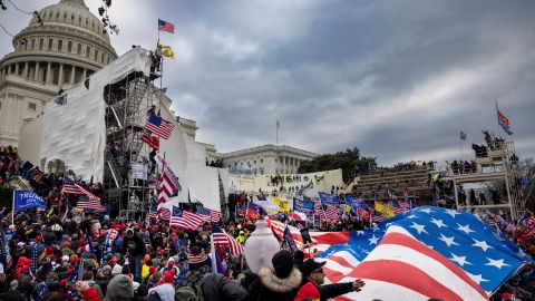 Seguidores de Trump asaltaron el Capitolio el 6 de enero de 2021.