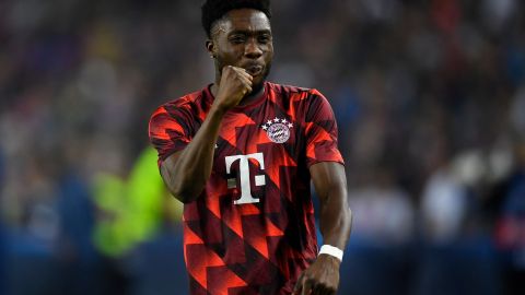 Alphonso Davies, jugador canadiense del Bayern Múnich alemán.