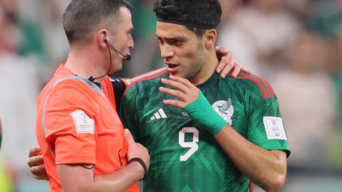 Jiménez no pudo marcar goles en el Mundial de Qatar 2022.