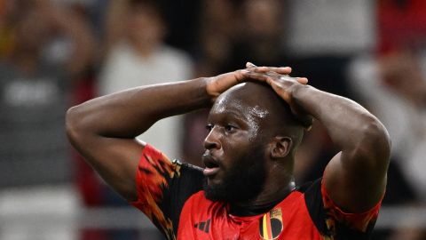 Romelu Lukaku, jugador de la Selección de Bélgica.