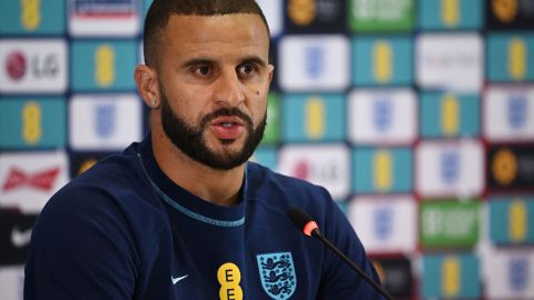 Kyle Walker, defensor de la Selección de Inglaterra.