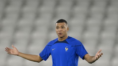 Kylian Mbappé, delantero y figura de Francia.