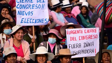 Los peruanos han tomado las calles reclamando nuevas elecciones.