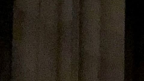 Un retrato de Benedicto XVI cerca de un altar en la Catedral de Regensburg, Alemania.