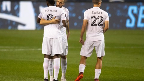 Blaise Matuidi y Gonzalo Higuaín en el Inter Miami de la MLS