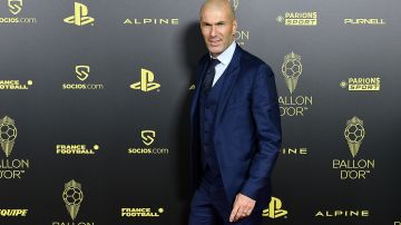 Zinedine Zidane en la gala del Balón de Oro 2022.