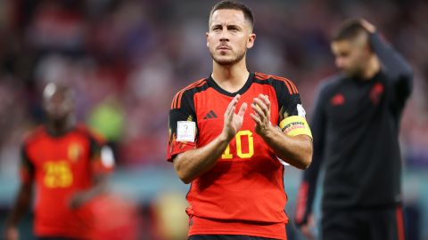 Hazard viene de jugar la Copa del Mundo.