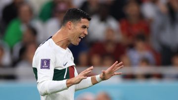 Cristiano Ronaldo durante el Mundial de Qatar 2022 con Portugal.