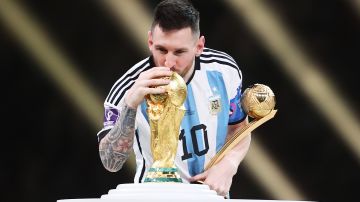 Messi consiguió el primer Mundial de su carrera.