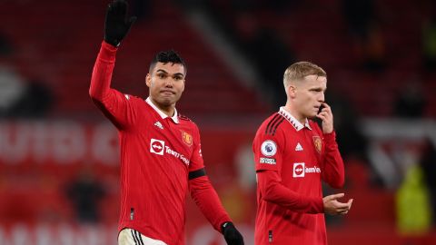 Casemiro en el Manchester United de la Premier.