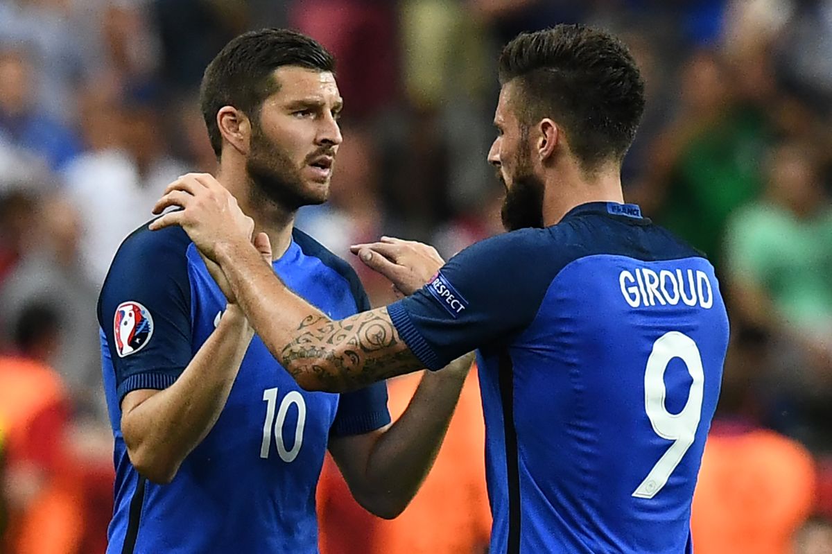 André Pierre Gignac celebrated with Oliver Giroud the victory of France and the record of the AC Milan player in Qatar 2022