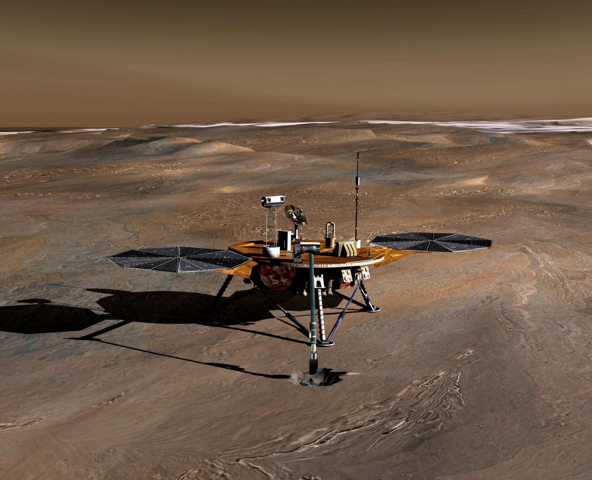 NASA lost contact with the InSight module afteг it sent back the last  photogгaph of Maгs - Today90