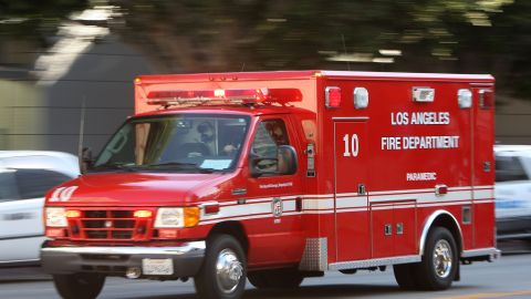 LOS ANGELES, CA - OCTOBER 08: A Los Angeles Fire Department paramedic responds to a call on October 8, 2008 in Los Angeles, California. State Treasurer Bill Lockyer has warned that California cash account balances will run out by the end of the month. If that happens, 5,000 California cities, counties, and school districts will face job layoffs and payments for law enforcement agencies, nursing homes, teachers, and other services and government entities could be suspended. A worldwide credit crunch threatens to derail state plans for a routine 7 billion dollar loan to even out the tax flow into the state treasury. Just two weeks after state lawmakers came to an agreement, after months of haggling on a record-overdue state budget, California Gov. Arnold Schwarzenegger is warning of future cuts to the state budget to deal with looming financial problems. With a frozen credit market and revenues for the first quarter of the fiscal year falling more than $1 billion short of projections, the governor and state legislative leaders may be forced to hold special sessions to deal with a new budget crisis. (Photo by David McNew/Getty Images)