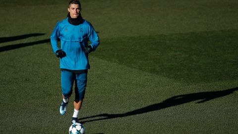 El delantero portugués ha entrenado por dos días consecutivos en Valdebebas.