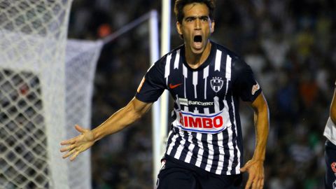 César 'Chelito' Delgado con Rayados de Monterrey en el 2012.