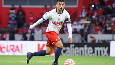 Fernando Beltrán, jugador de las Chivas en el Apertura 2022 de la Liga MX.