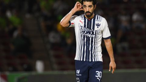 Rodolfo Pizarro, mediocampista mexicano en su etapa en los Rayados de Monterrey.