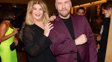 Kirstie Alley y John Travolta en un evento en California en agosto.