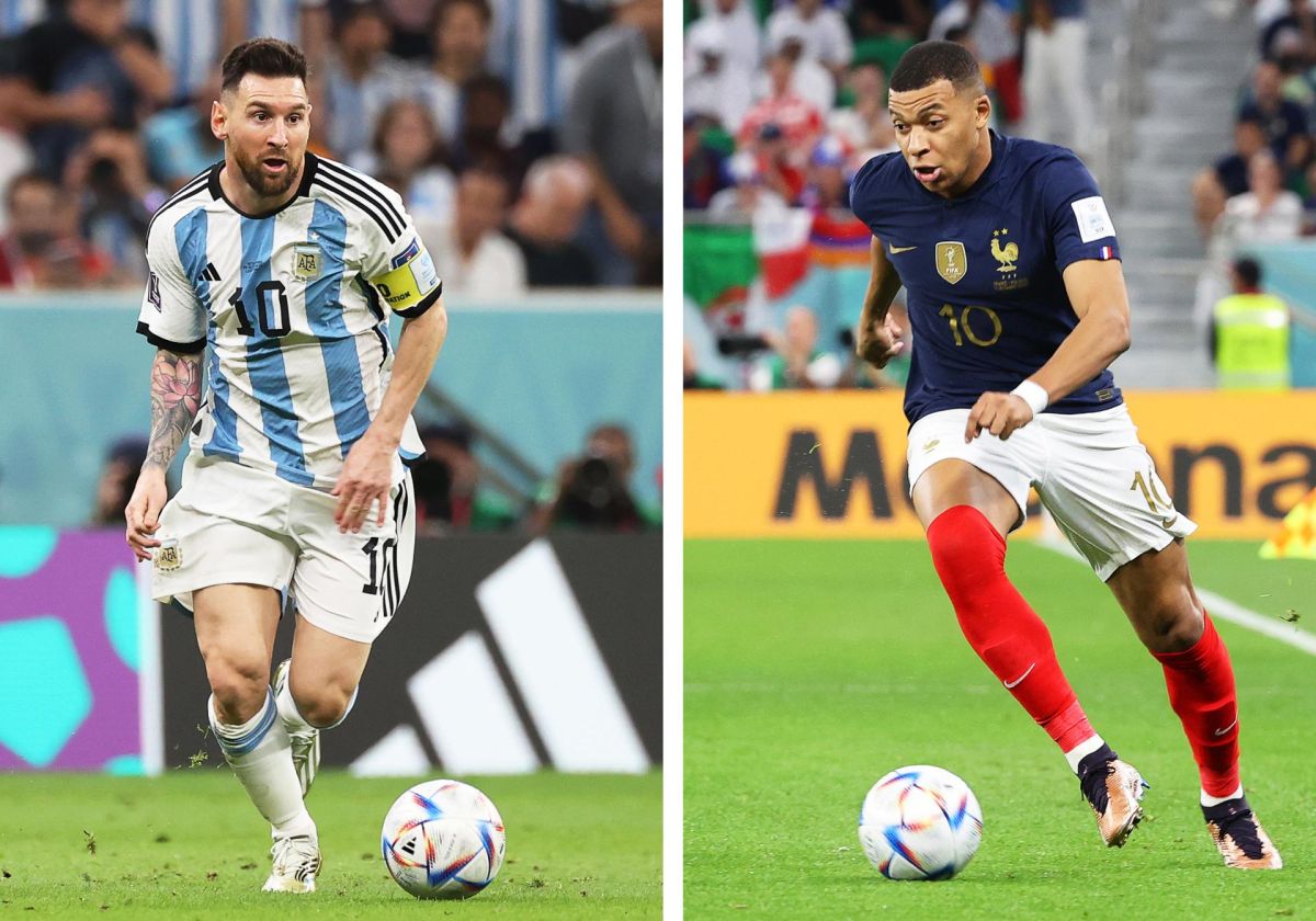 Lionel Messi y Kylian Mbappé buscarán la gloria en la final del Mundial Qatar 2022.