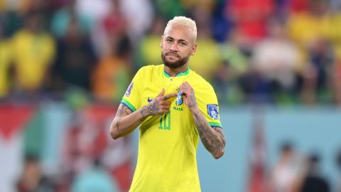 Neymar luego del triunfo de Brasil sobre Corea del Sur.