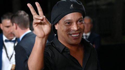 Ronaldinho Gaucho celebró el triunfo de Argentina en la Copa del Mundo.