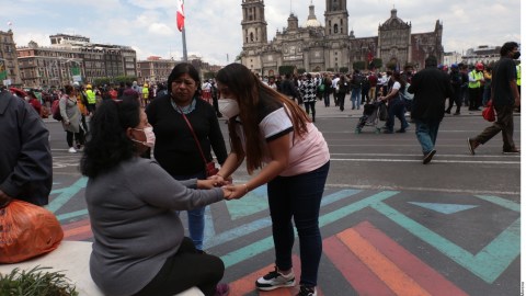 Sismo de 6 grados sorprende a los habitantes de la Ciudad de México