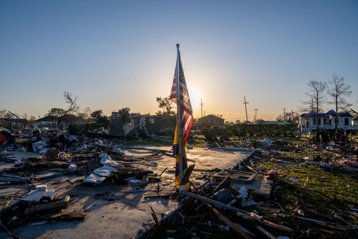 Se registraron al menos tres tormentas en el sureste de Louisiana el miércoles por la noche.