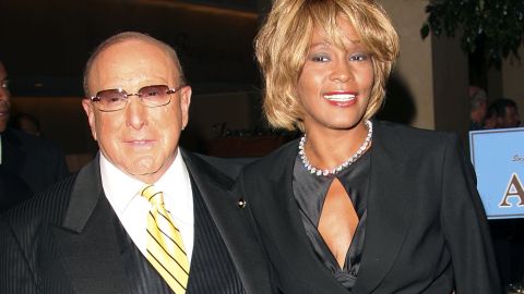 Clive Davis y Whitney Houston