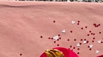 Las deliciosas fresas con chocolate de Sheila López. (Cortesía)