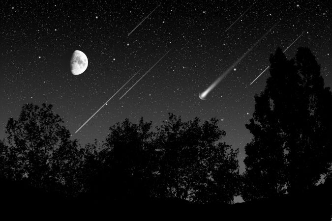 lluvia de estrellas gemínidas
