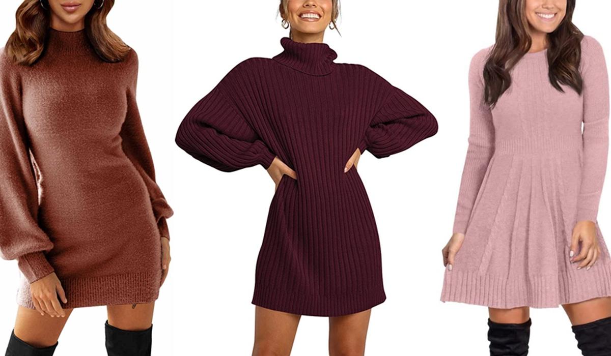 5 vestidos tipo suéter de mujer ideales para el invierno por menos de $50 en Amazon - La Opinión 5 vestidos tipo suéter de mujer ideales para el invierno por menos de $50 en Amazon - La Opinión