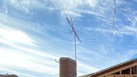 Imagen de una vivienda en proceso de construcción.