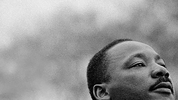 Martin Luther King en un discurso histórico