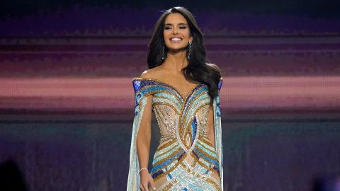 Miss Venezuela Amanda Dudamel en Miss Universo 2022. Foto: TIMOTHY A. CLARY/AFP via Getty Images.