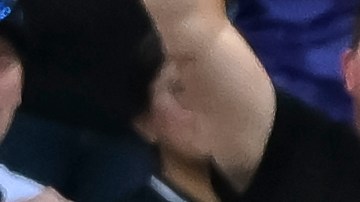 Carlos Vela en festejo de gol, durante el All Star Game 2022.