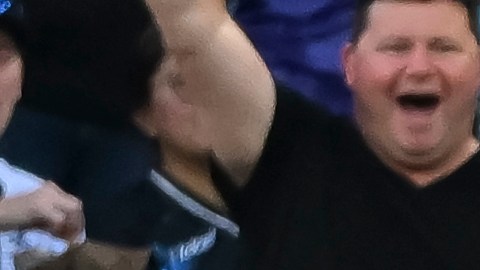 Carlos Vela en festejo de gol, durante el All Star Game 2022.