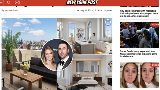 Así es por dentro el futuro nuevo hogar de Kate Upton y Justin Verlander (New York Post)