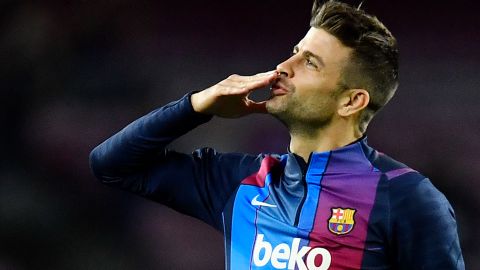 Gerard Piqué con el FC Barcelona.