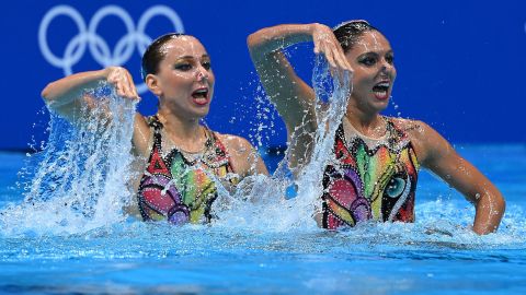 Cerrutti, nadadora artística con cuatro medallas en Mundiales de Natación.